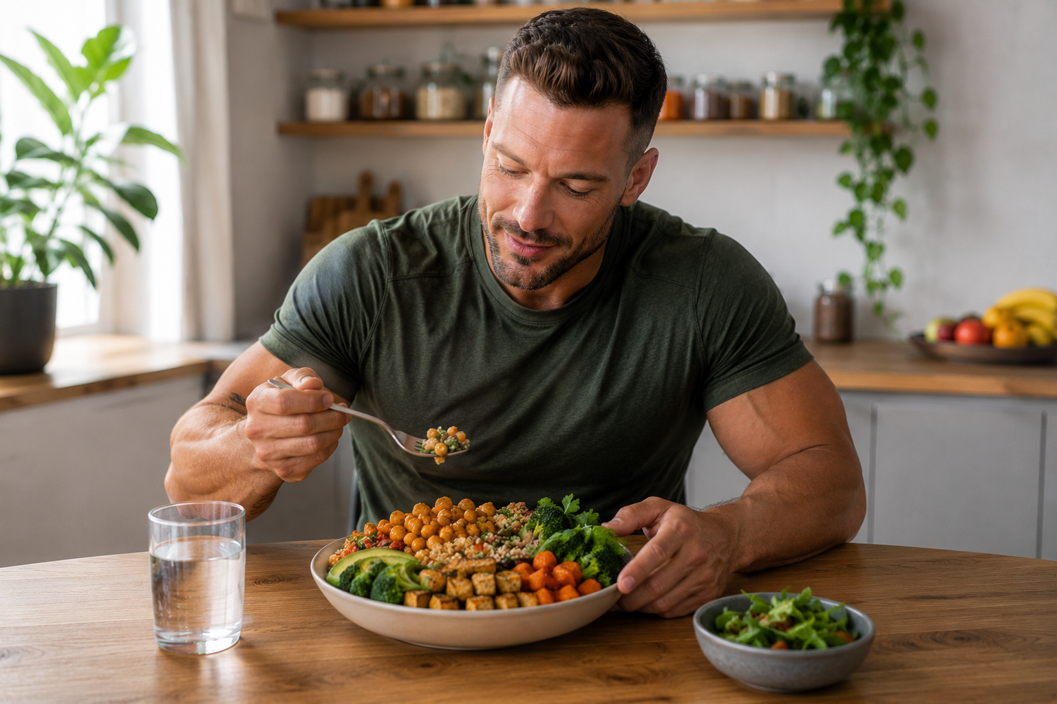 Voldoende plantaardig eten