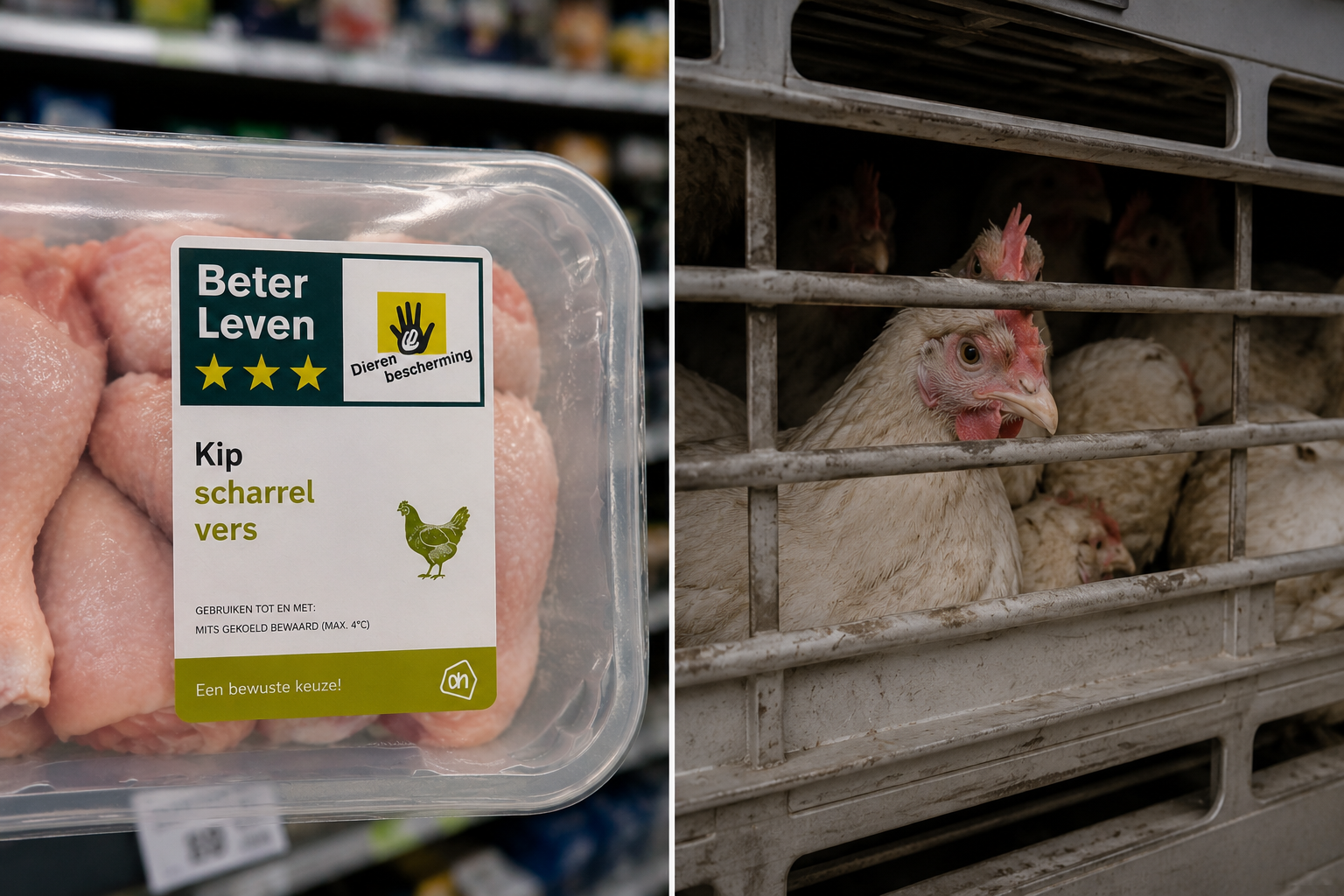 Sterren en keurmerken op dierlijke producten